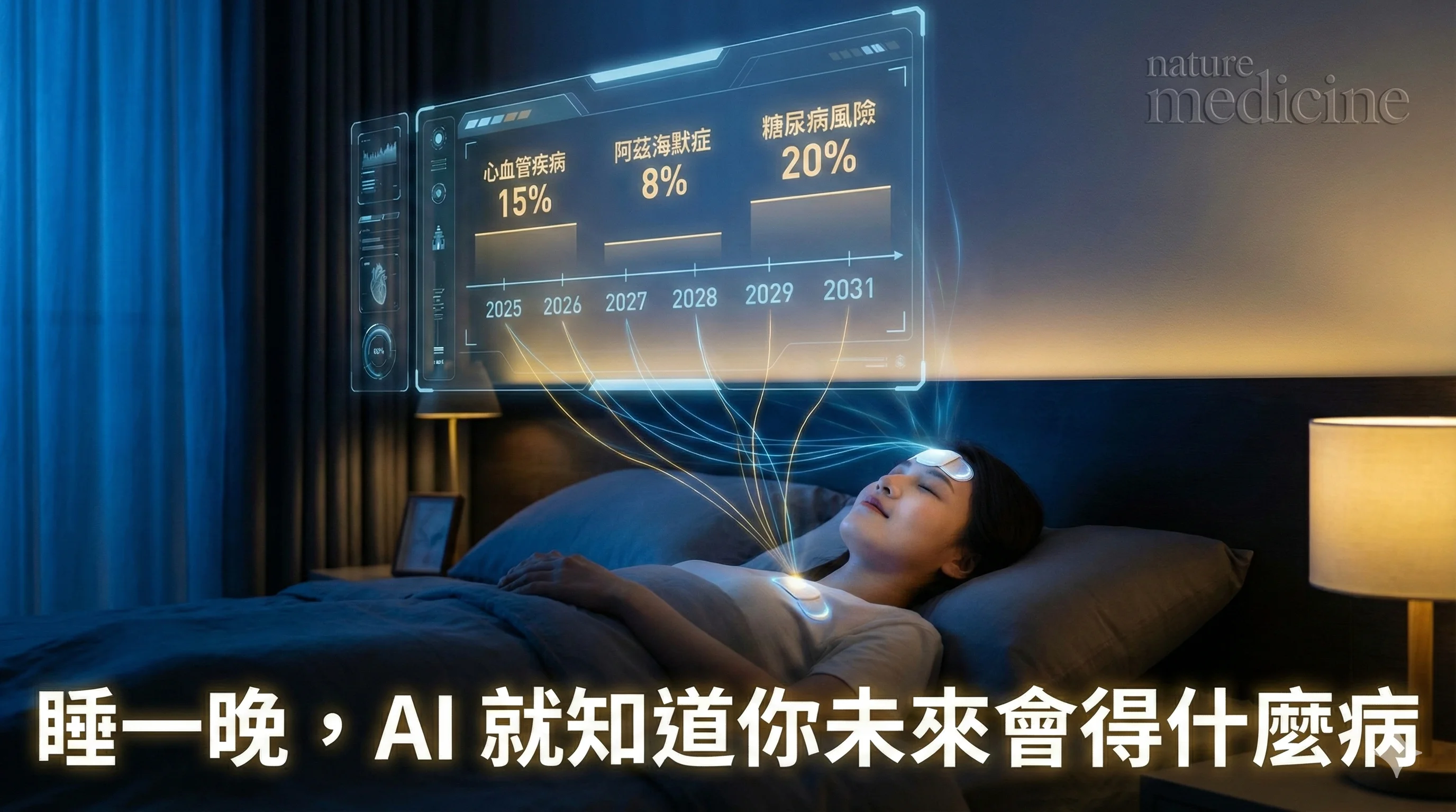 睡一晚就能預測 130 種未來疾病?史丹佛「睡眠基礎模型」登上 Nature Medicine