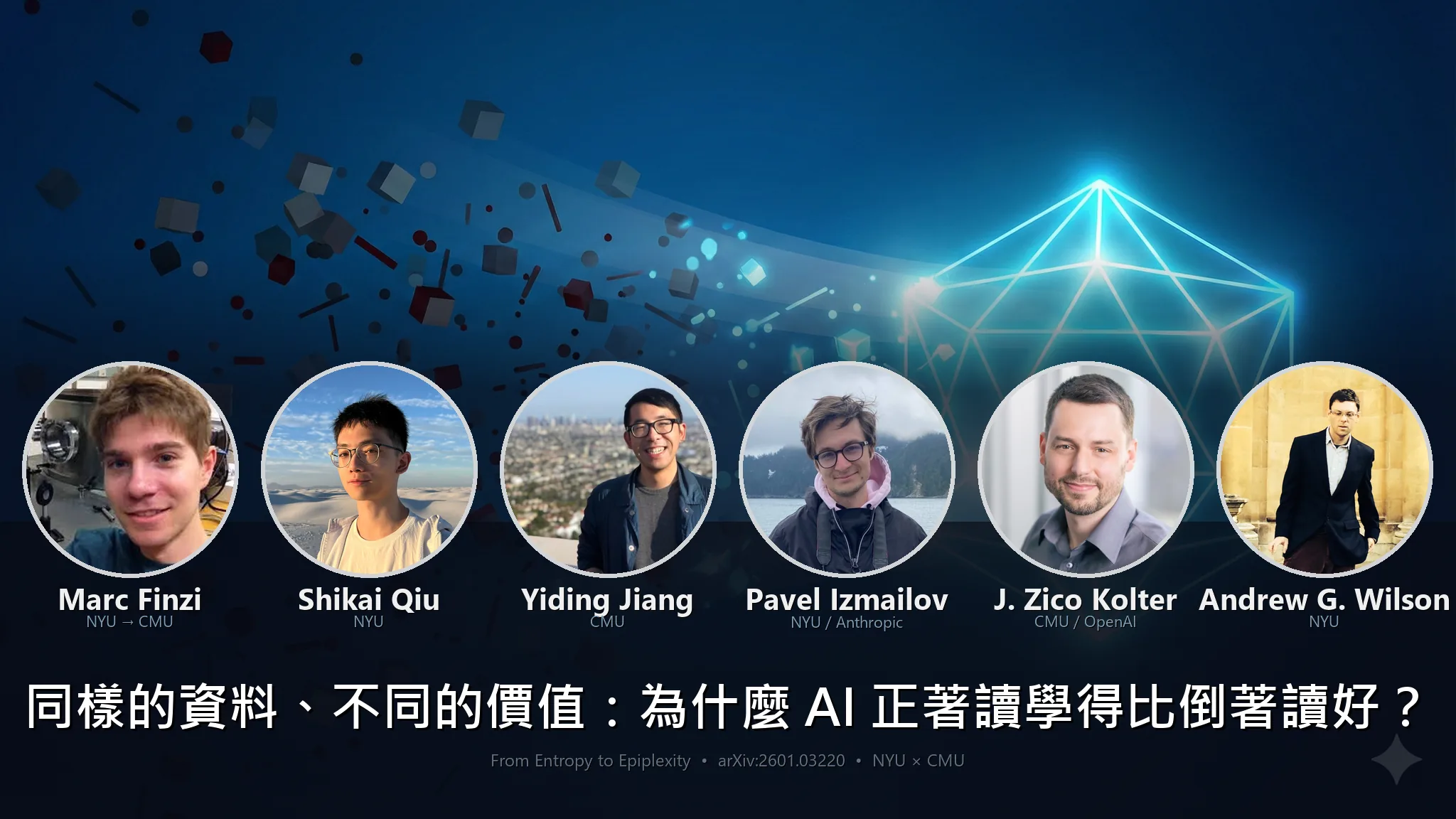同樣的資料,不同的價值:為什麼 AI 正著讀學得比倒著讀好?
