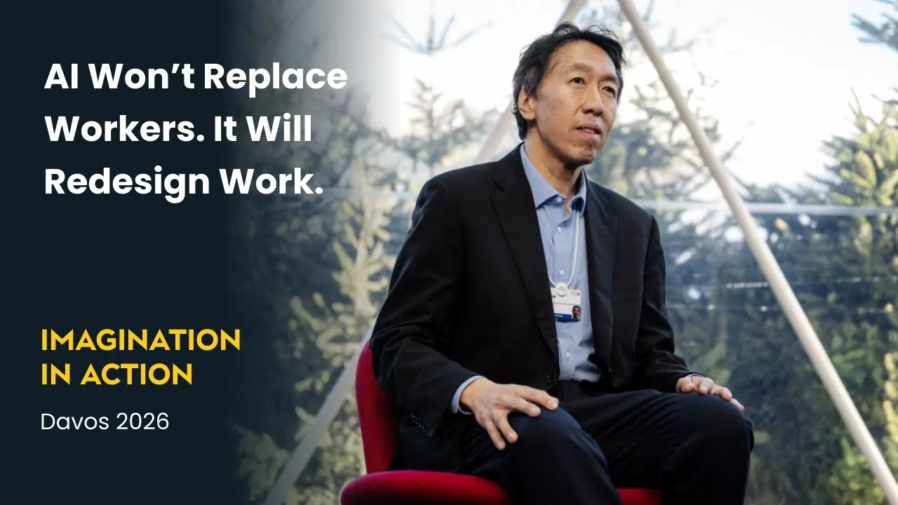 吳恩達達沃斯喊話:AI 不會取代你,但會用 AI 的人會取代你